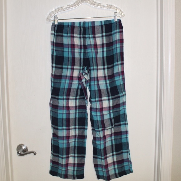 NAUTICA Sleepwear Plaid Multi-Colored Pajama Bottoms 100% Cotton - Size Small - Picture 5 of 8